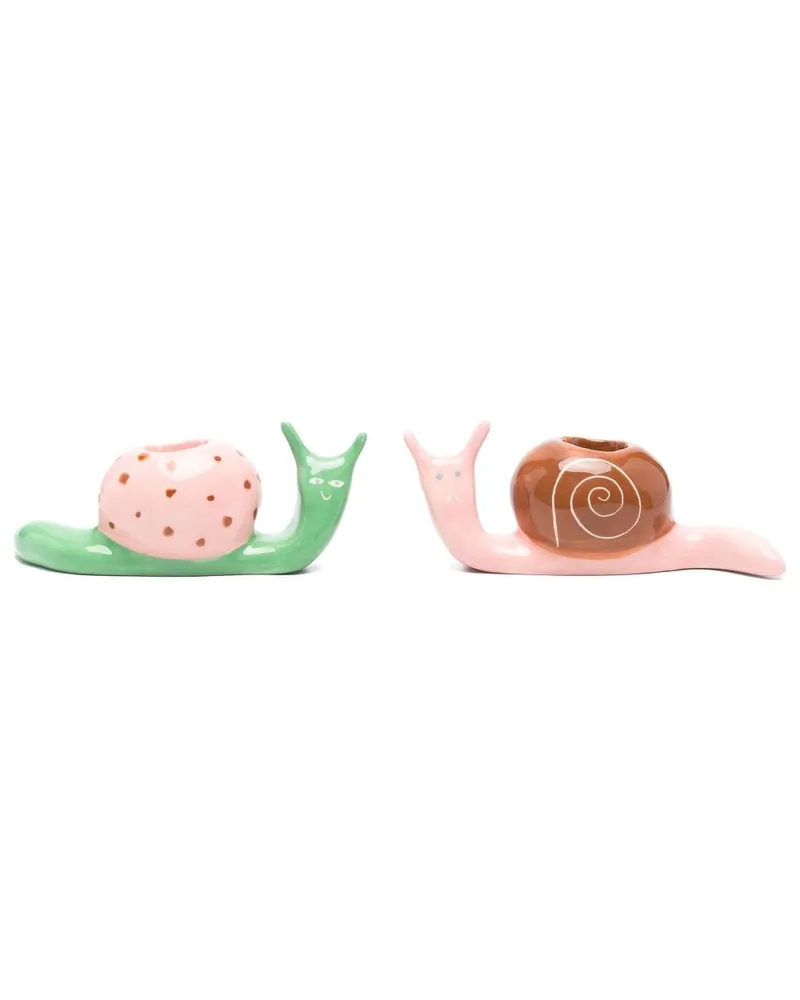 Laetitia Rouget The Hard Shell Kerzenhalter (2er-Set) - Rosa Rosa