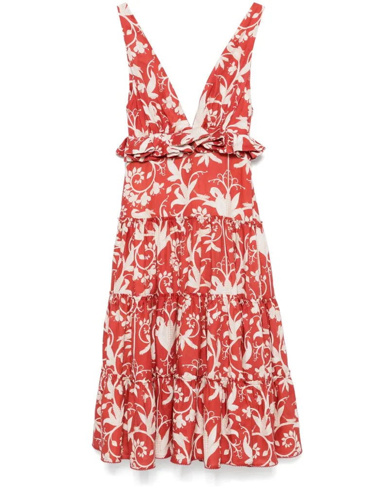 AGUA BENDITA Lago Maiz Midikleid - Orange Orange
