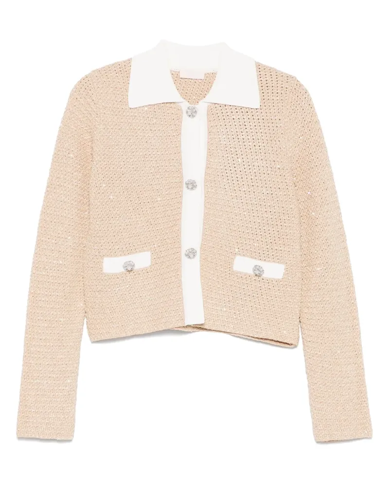 Liu Jo Jacke aus Tweed - Nude Nude