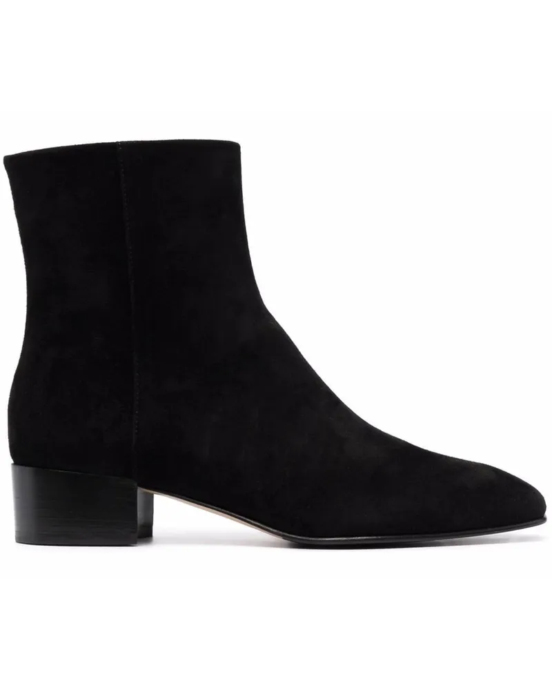 Scarosso Stiefel mit eckiger Kappe 40mm - Schwarz Schwarz