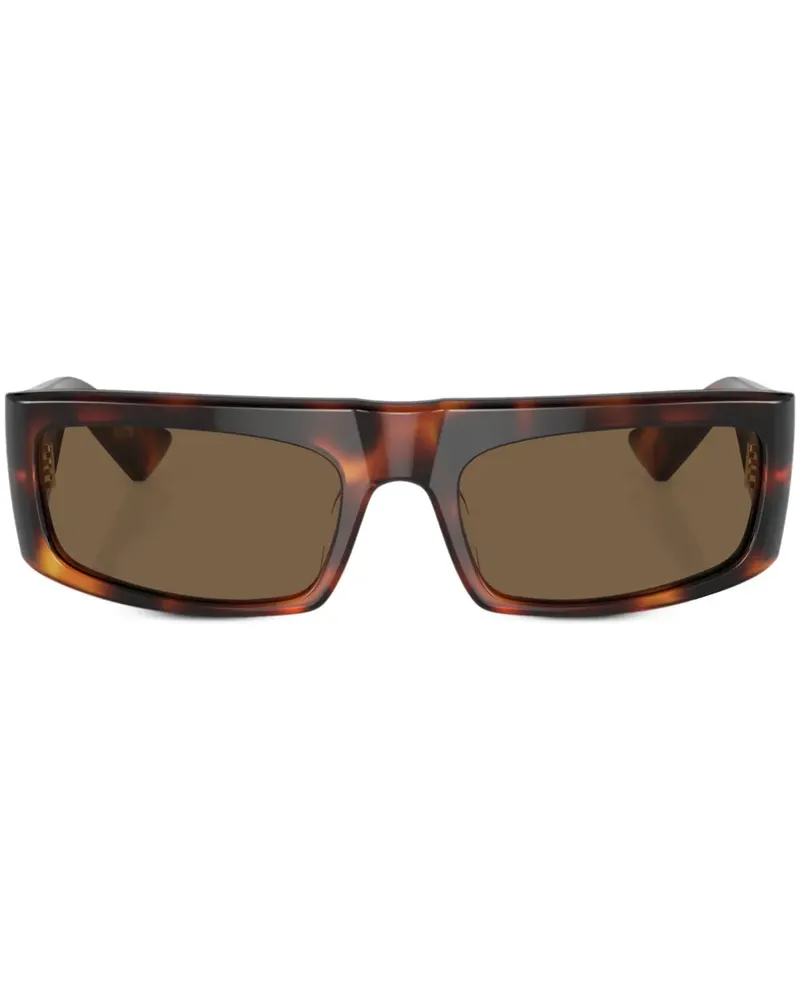 Oliver Peoples 1979C Sonnenbrille mit eckigem Gestell - Braun Braun