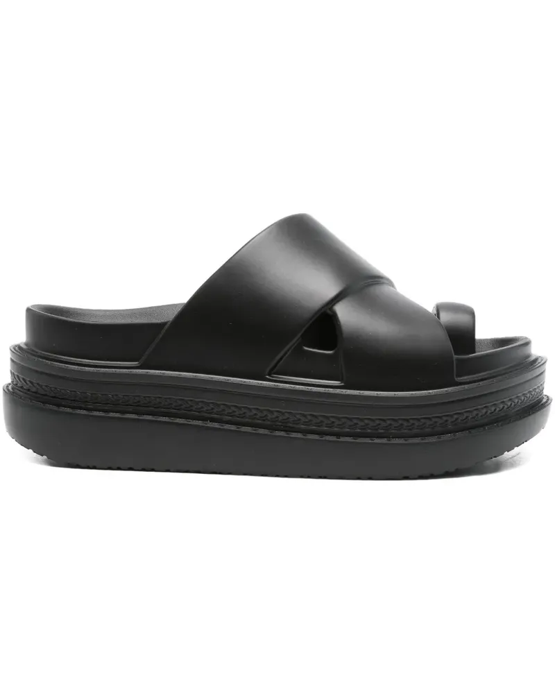 Sacai Sandalen mit überkreuzten Riemen - Schwarz Schwarz