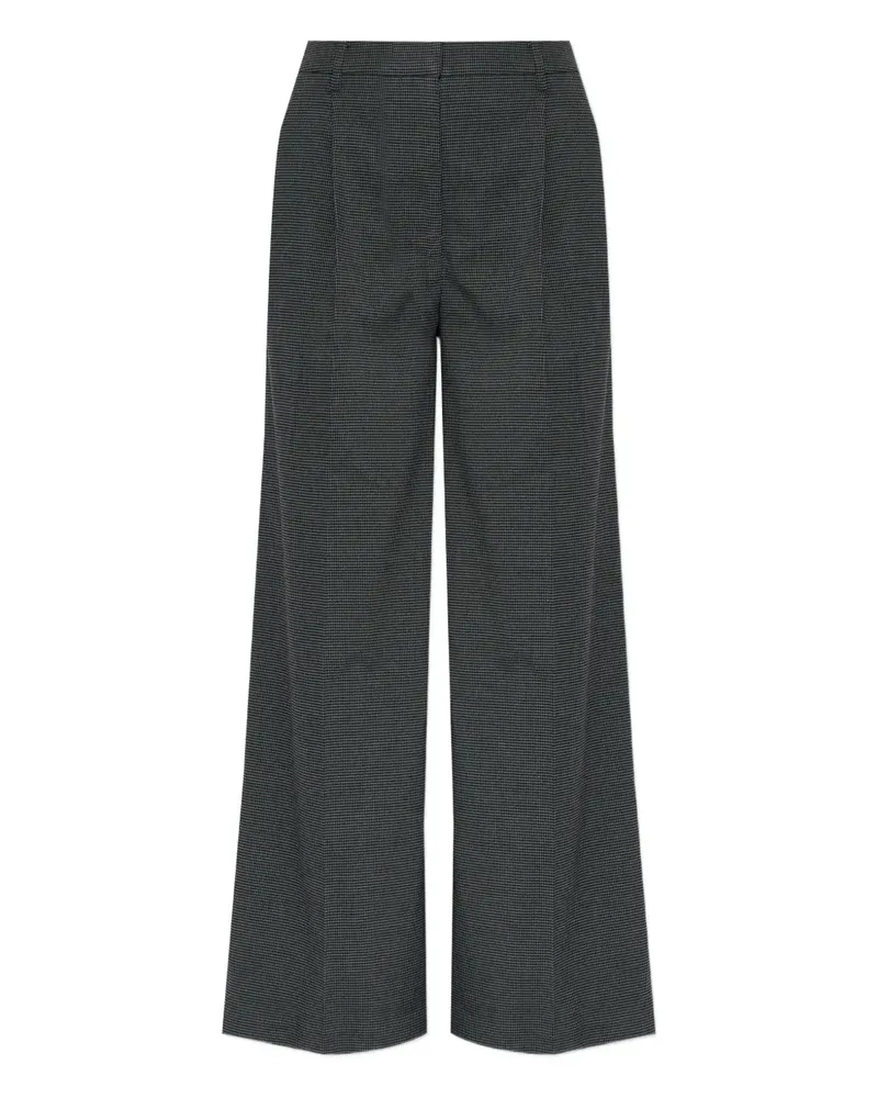 MUNTHE houndstooth trousers - Grau Grau