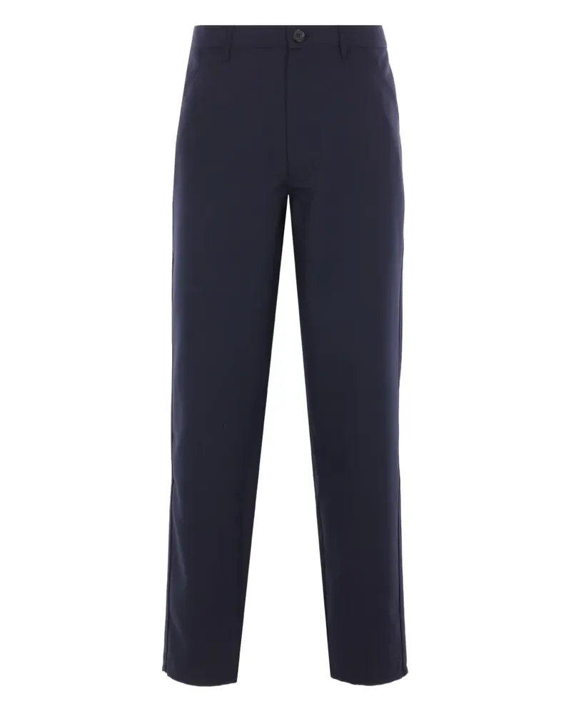 Comme des Garçons button-zip drill trousers - Blau Blau