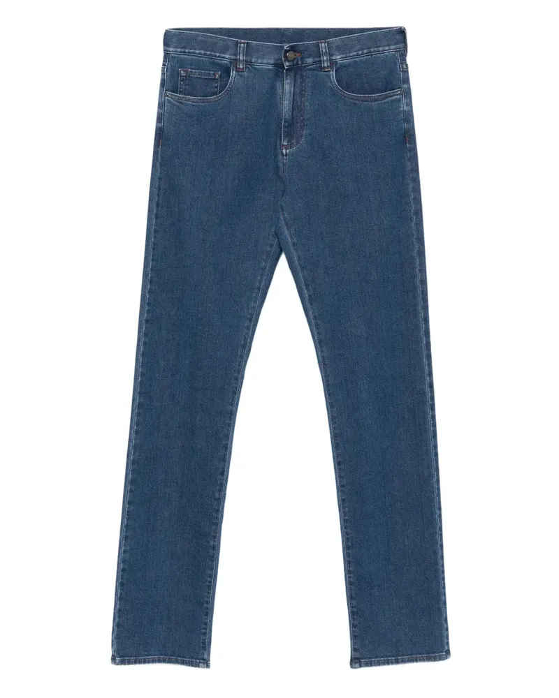 Canali Klassische Jeans - Blau Blau