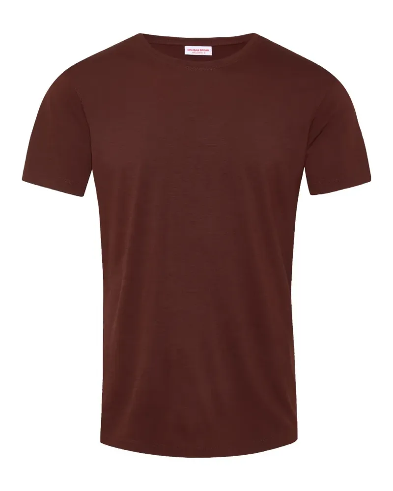 Orlebar Brown OB-T T-Shirt aus Merinowolle - Braun Braun