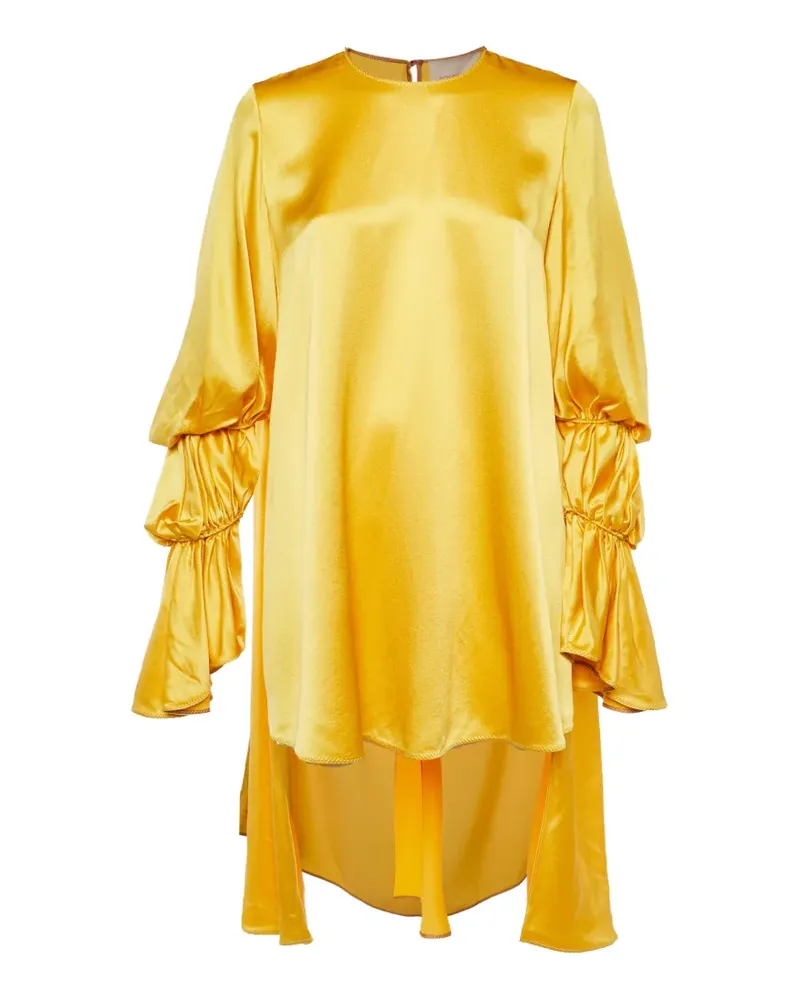 Roksanda Ilincic Langärmelige Rosina Oversized-Seidenbluse - Gelb Gelb
