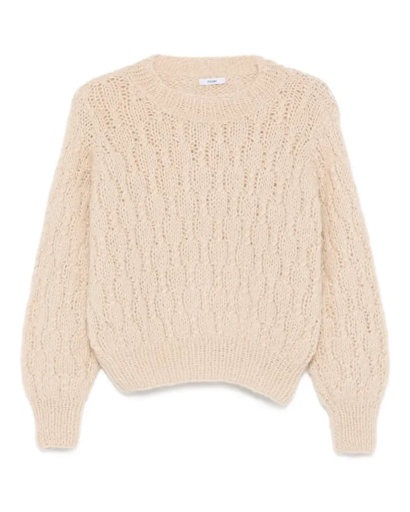 MAIAMI Pullover mit Zopfmuster - Nude Nude