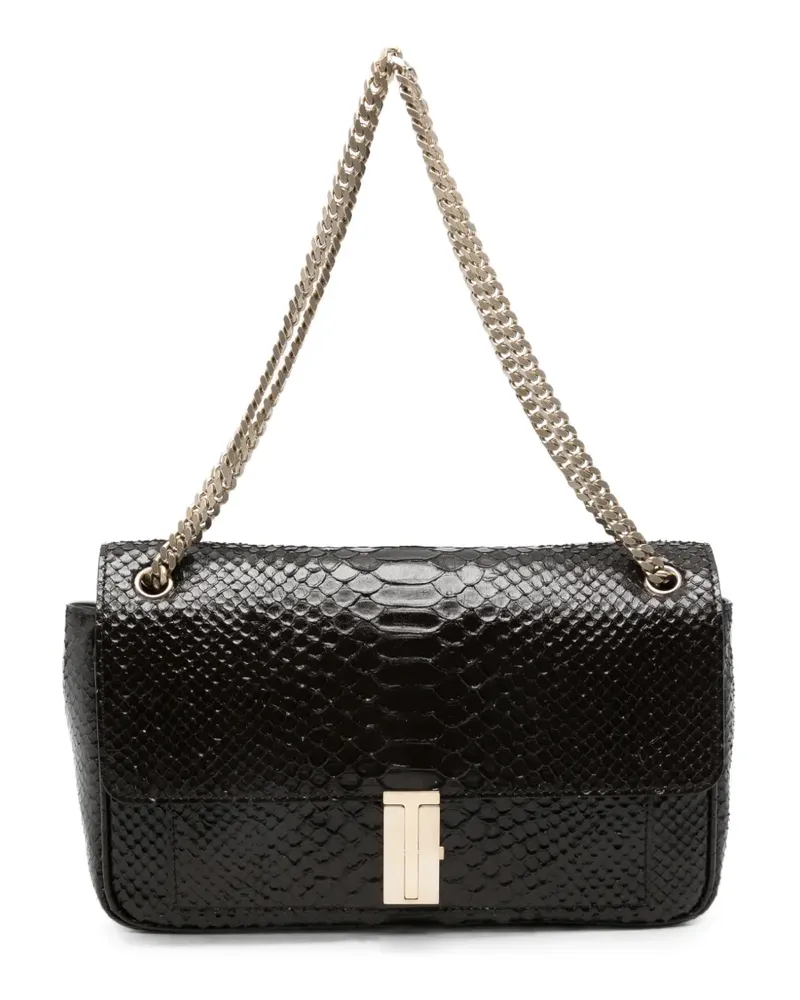 Tom Ford Schultertasche mit Kettenriemen - Braun Braun