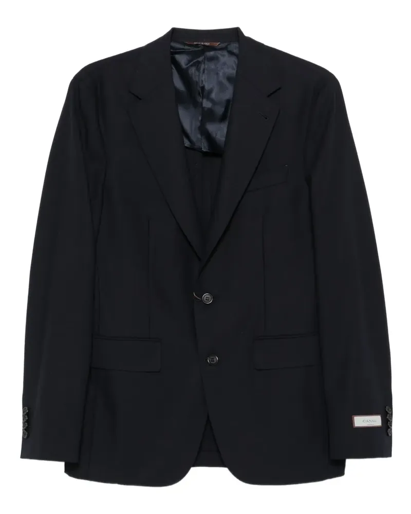Canali Blazer aus Wolle - Blau Blau
