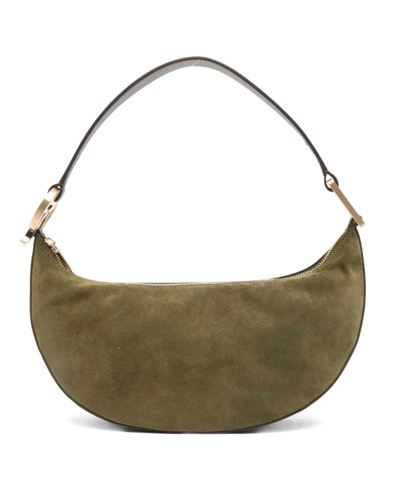 Cult Gaia Wildleder-Tote Bag mit Reißverschluss - Grün Grün