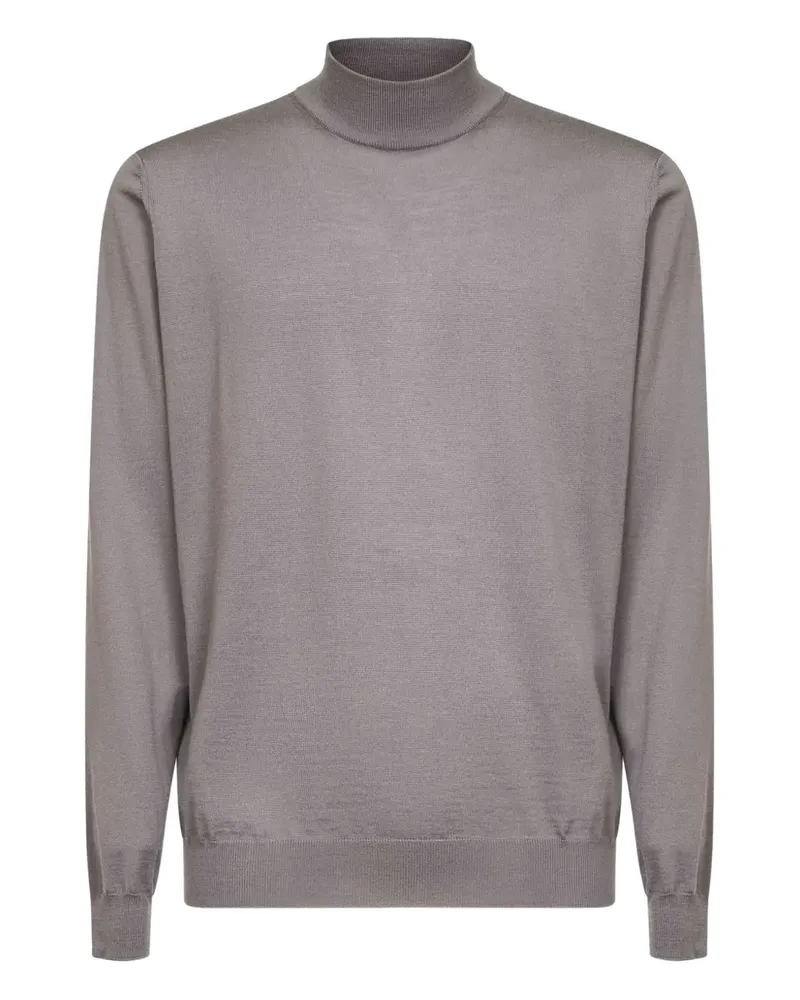 LARDINI Pullover mit Rollkragen - Grau Grau