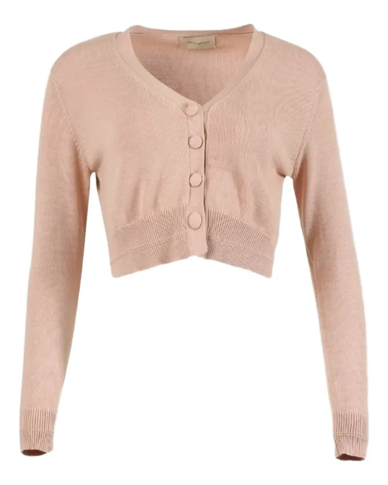 Alexandra Golovanoff Therese V-neck cardigan - Rosa Rosa