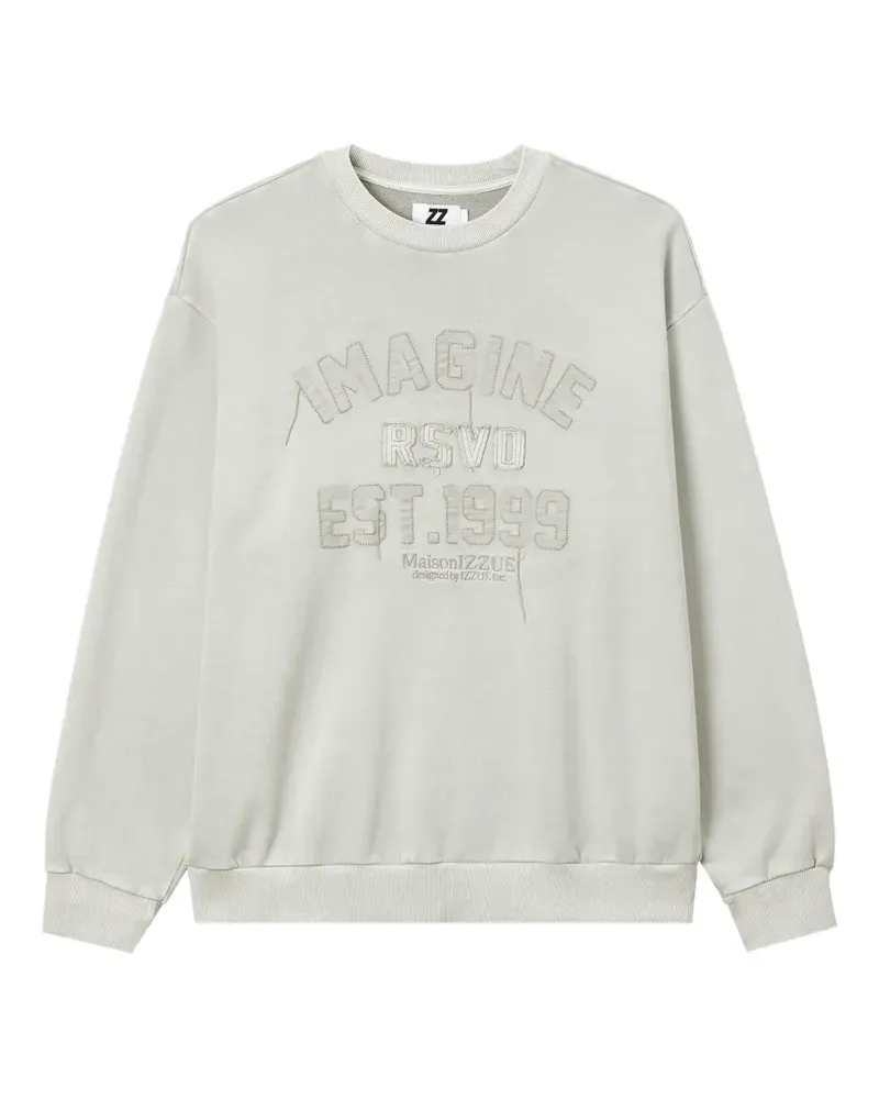 Izzue Sweatshirt mit Logo-Stickerei - Nude Nude
