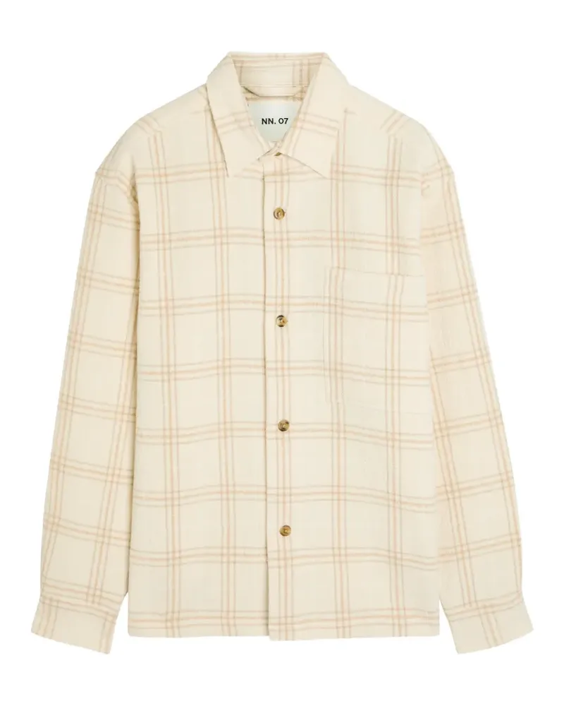 NN 07 checked shirt - Nude Nude