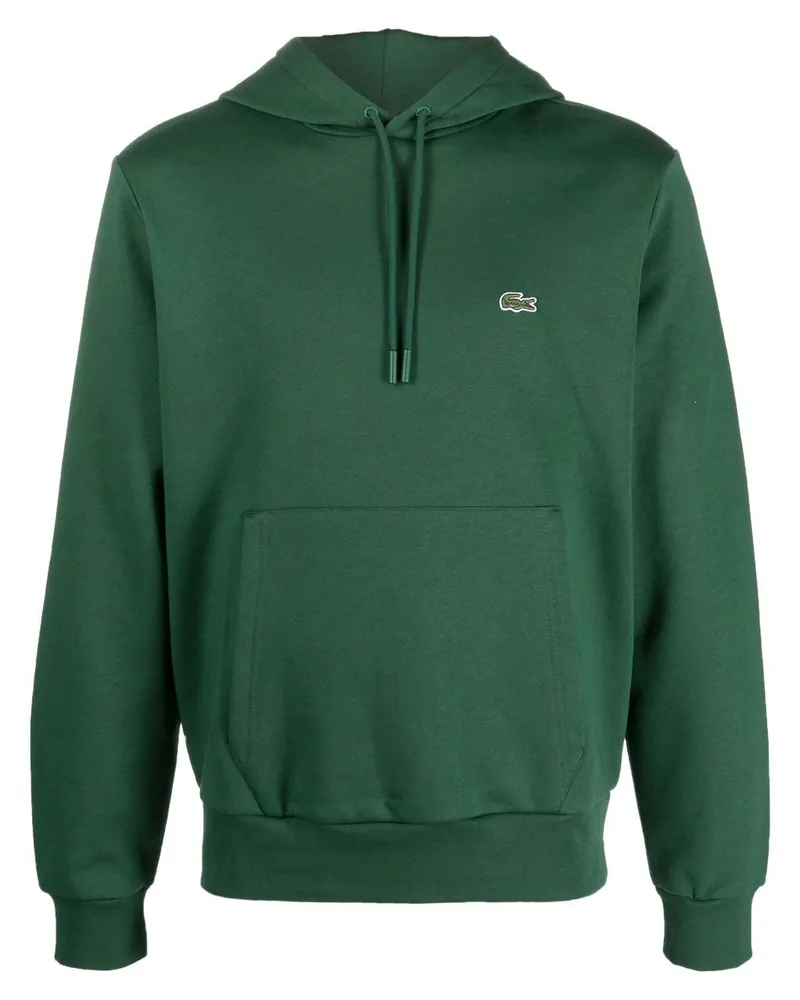 Lacoste Hoodie mit Logo-Patch - Grün Grün