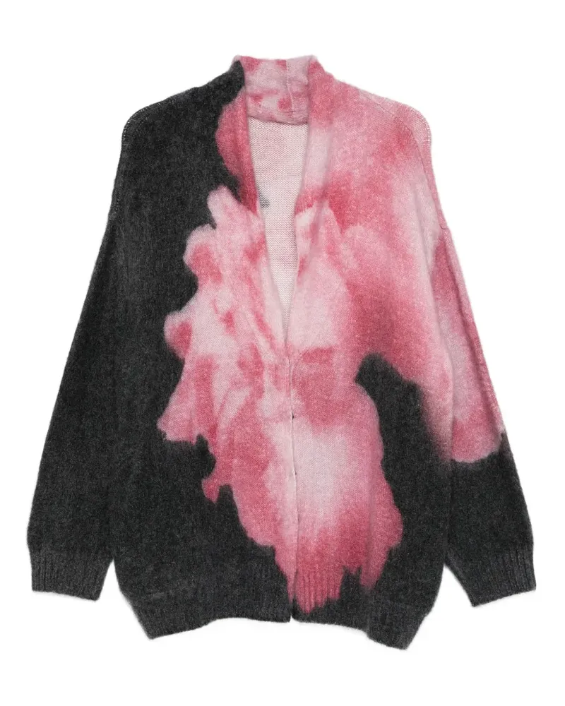 Alberta Ferretti Floraler Cardigan - Rosa Rosa