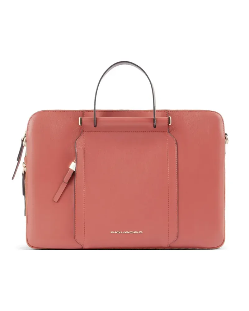 Piquadro Circle expandable laptop bag - Orange Orange