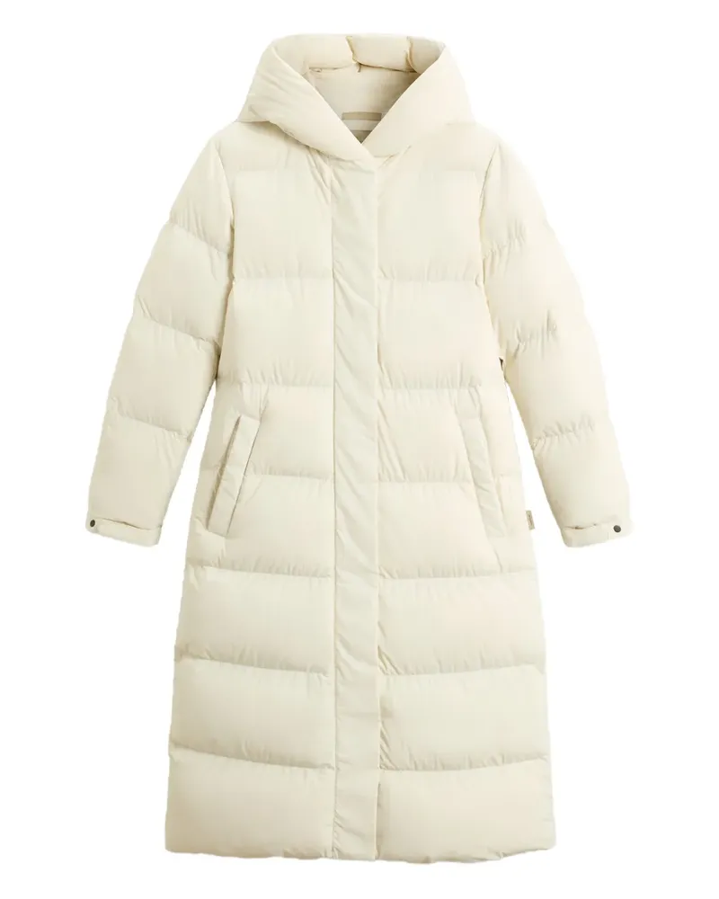Woolrich Gesteppter Cloud Madison Kapuzenmantel - Weiß Weiß
