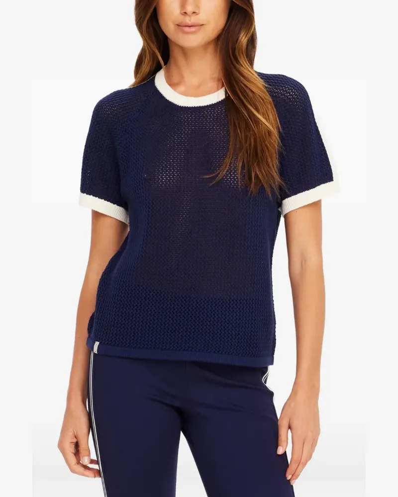 The Upside Gestricktes Fenway Jordan T-Shirt - Blau Blau