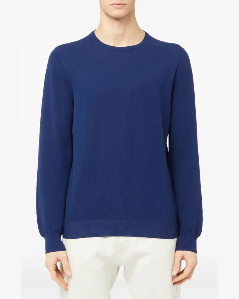 Gran Sasso Pullover mit rundem Ausschnitt - Blau Blau