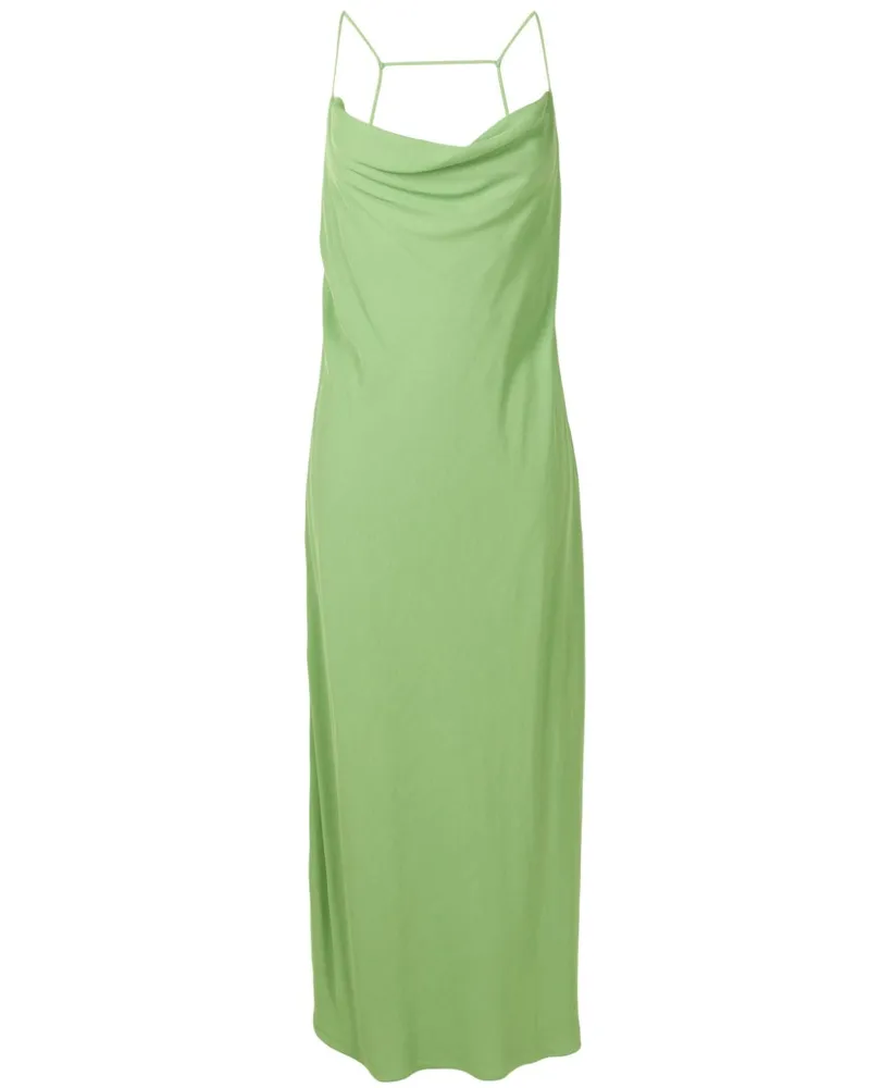 Lenny Niemeyer Kleid mit drapiertem Ausschnitt - Grün Grün