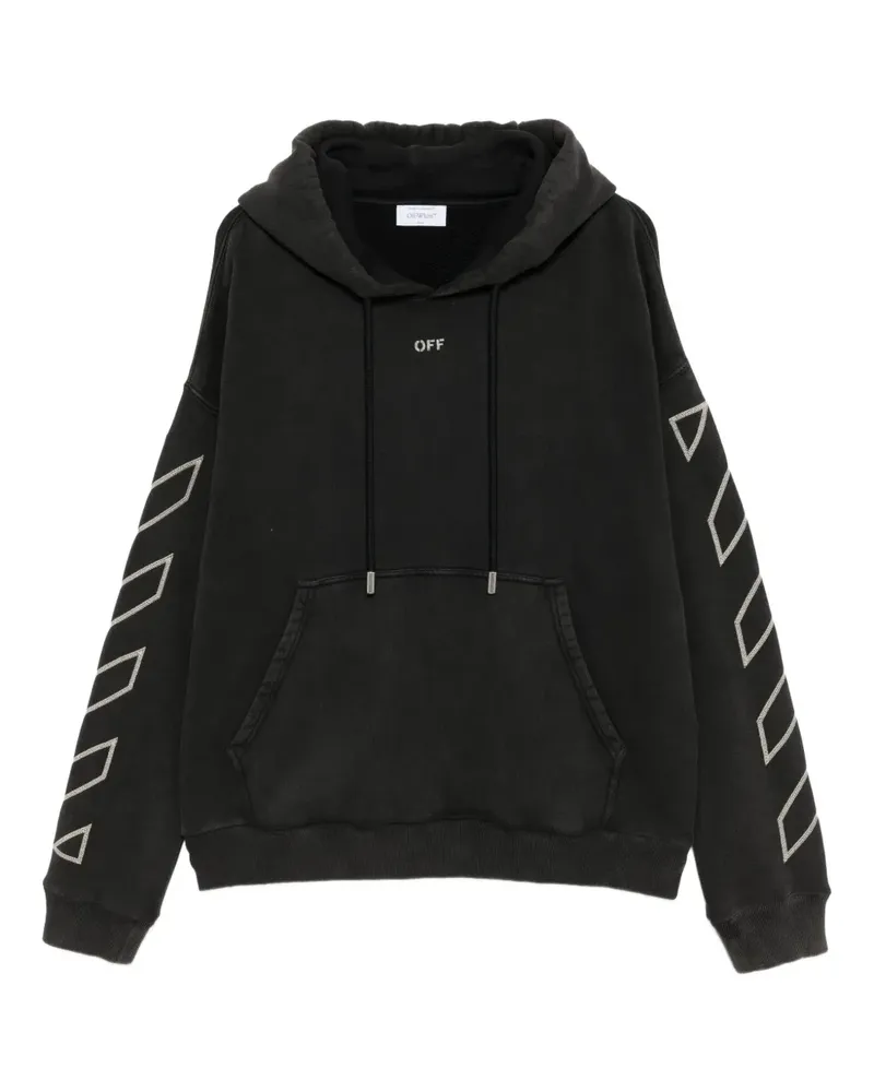 OFF-WHITE Hoodie mit Pfeil-Print - Grau Grau