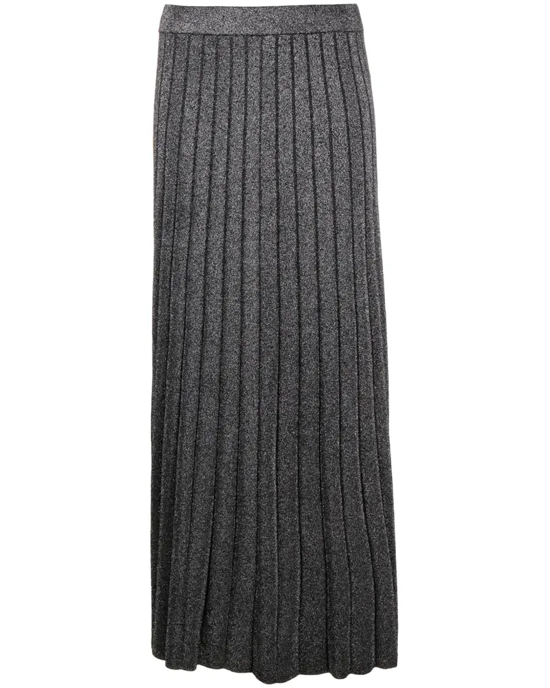 Michael Kors A-Linien-Rock im Metallic-Look - Schwarz Schwarz