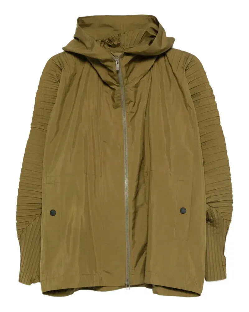Issey Miyake Bomberjacke mit Reißverschluss - Grün Grün