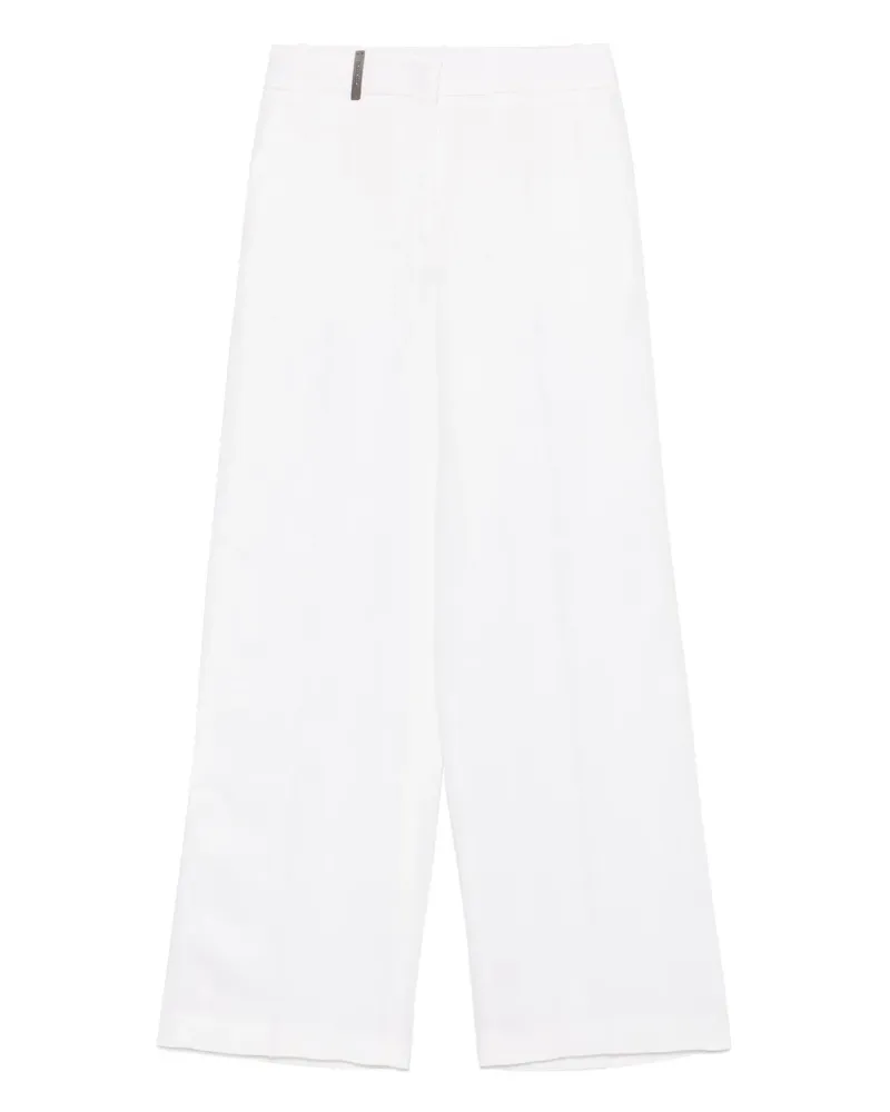 Peserico Hose mit geradem Bein - Weiß Weiß
