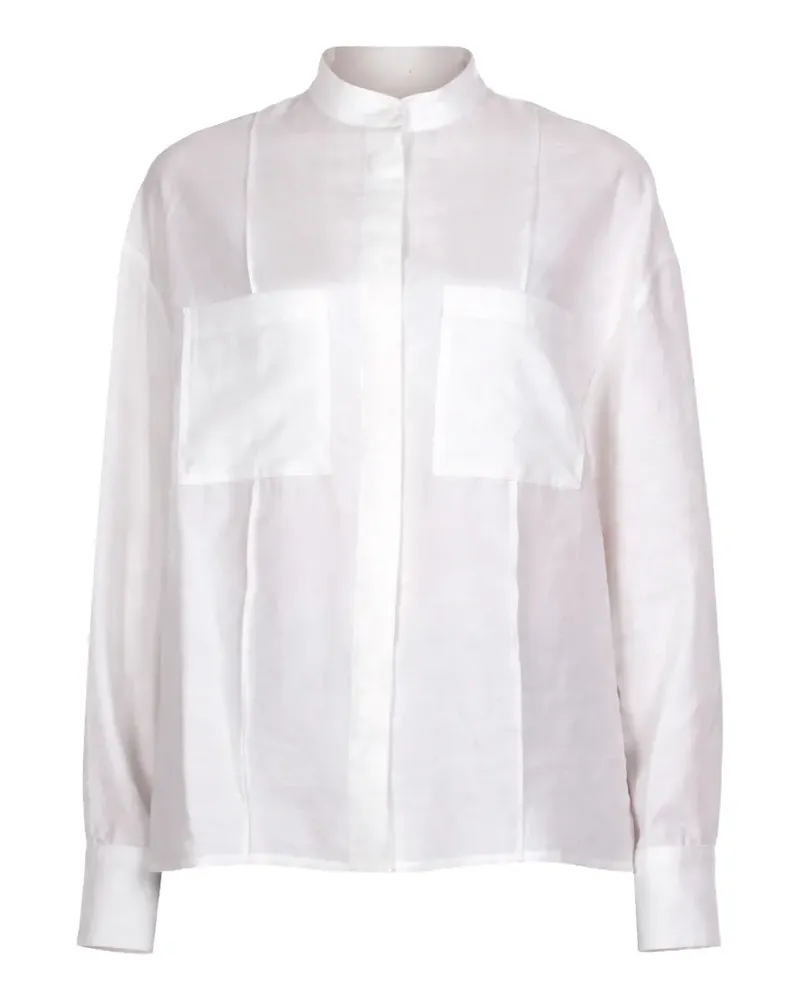 Dondup band-collar shirt - Weiß Weiß