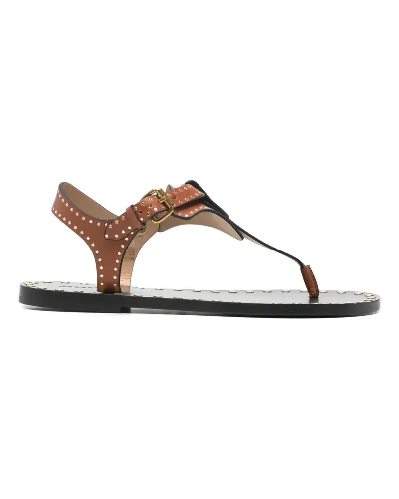 Isabel Marant Joonya studded flat sandals - Braun Braun
