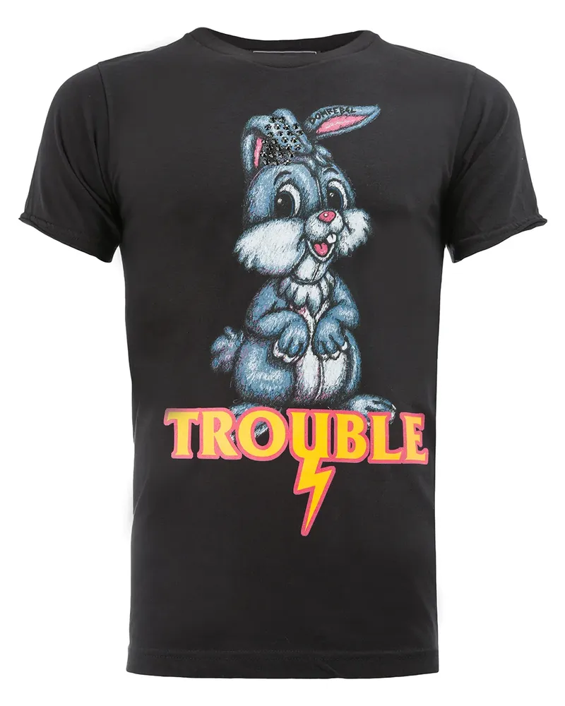 DOMREBEL Hop' T-Shirt - Schwarz Schwarz