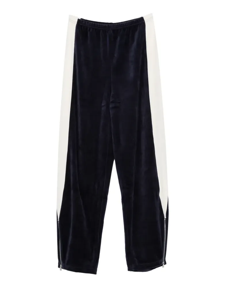 Tory Burch Jogginghose in Colour-Block-Optik - Blau Blau
