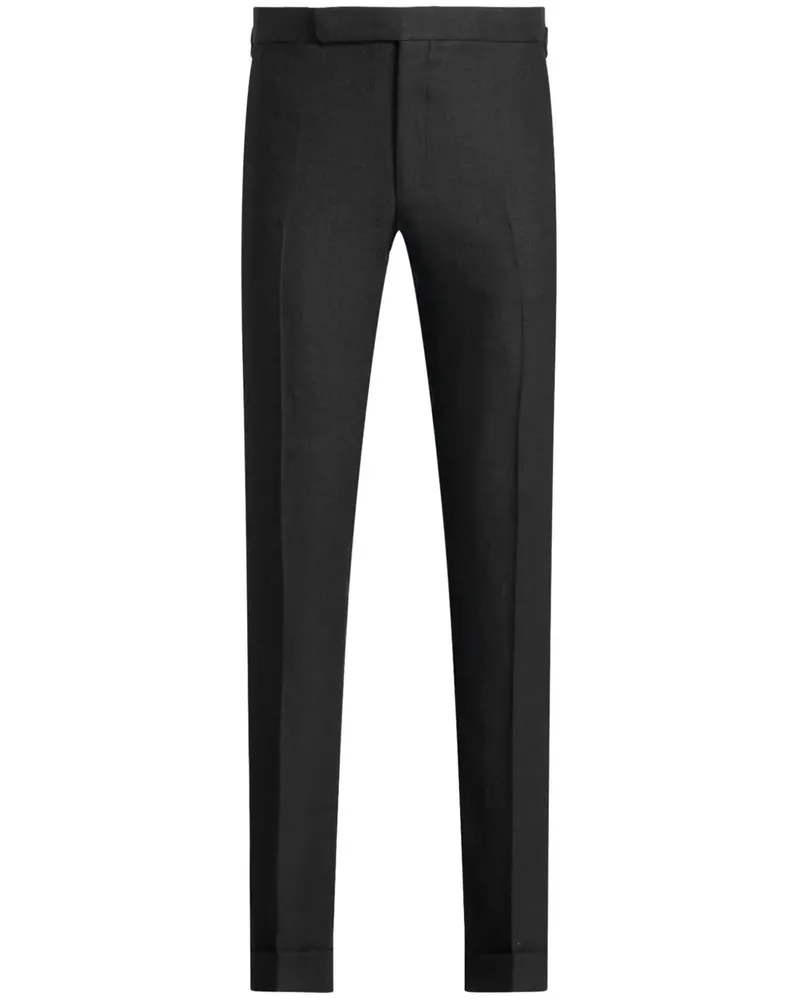 Ralph Lauren Hose aus Leinen - Schwarz Schwarz