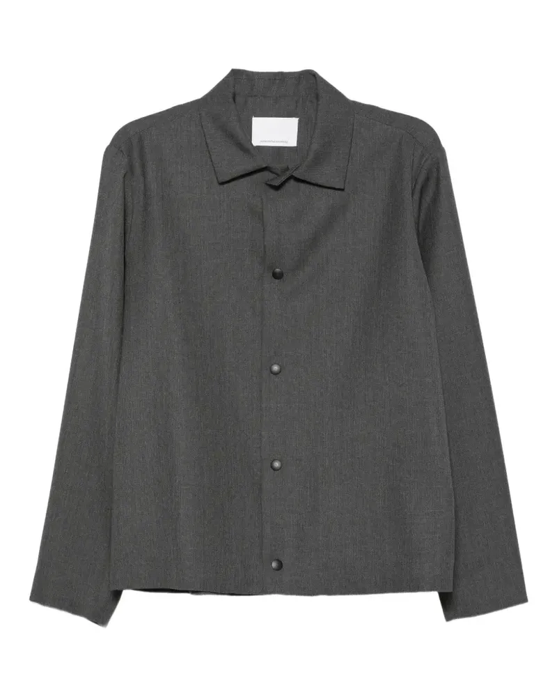 nine:inthe:morning Jacke mit Druckknöpfen - Grau Grau