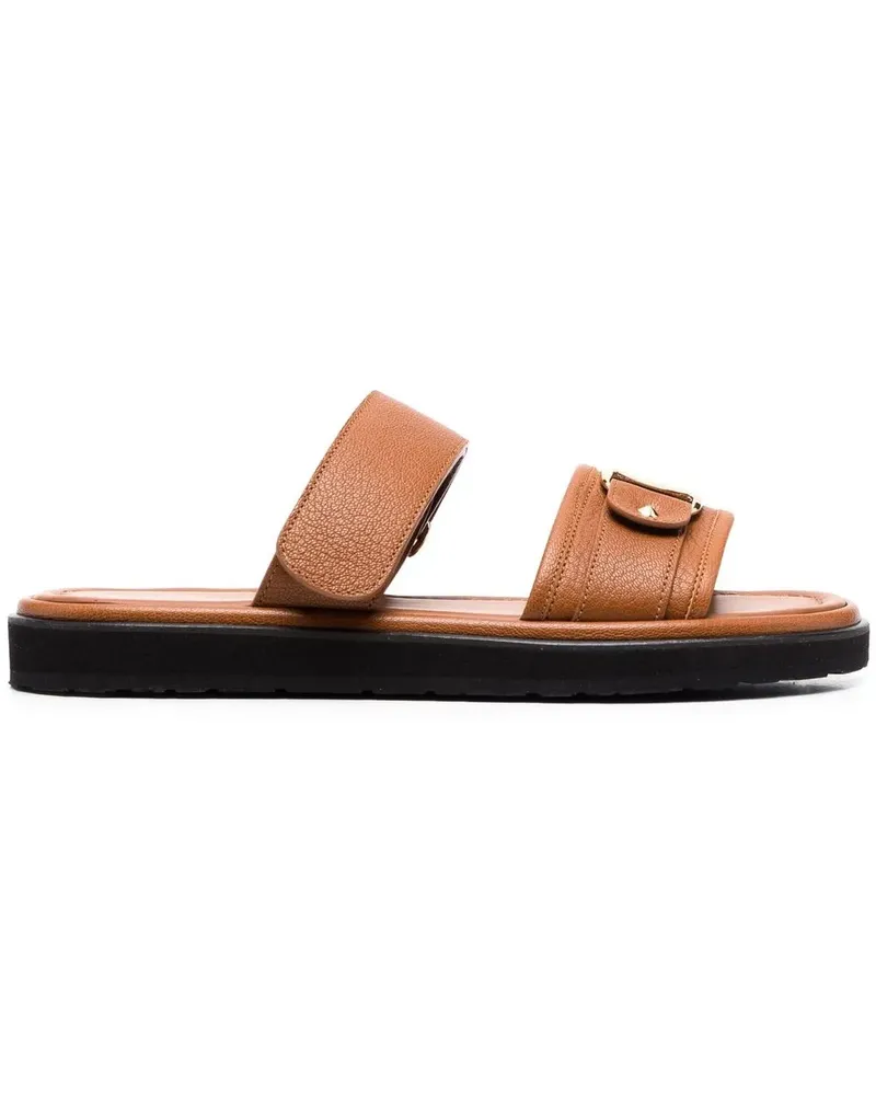 Ferragamo Vara Sandalen mit Klettverschluss - Braun Braun