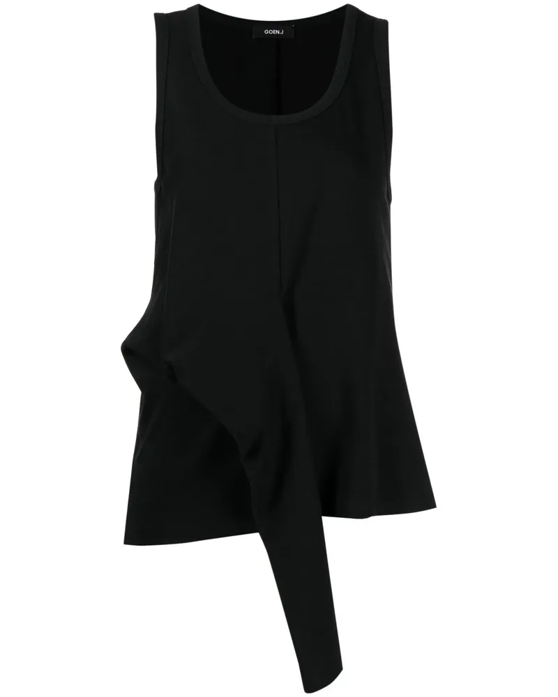 GOEN.J Asymmetrisches Top - Schwarz Schwarz