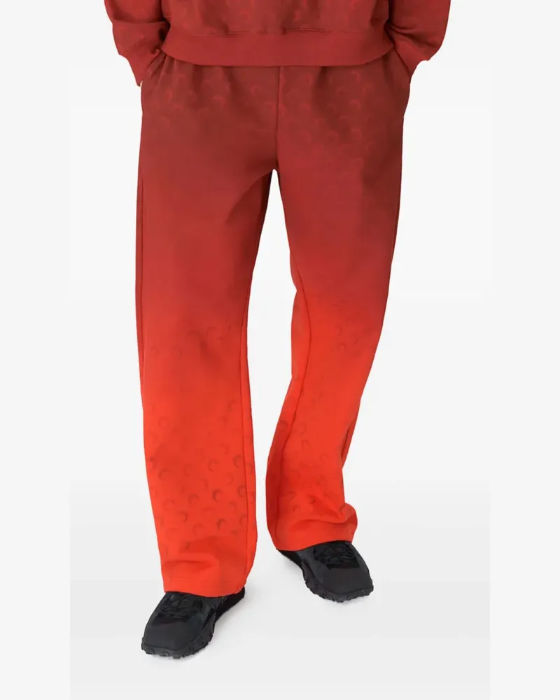 Marine Serre Ausgeblichene Moon Jogginghose - Rot Rot