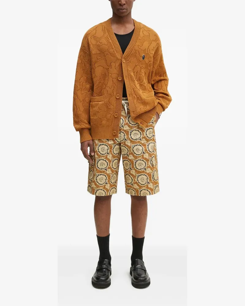 BAPE Klassischer Cardigan - Gelb Gelb