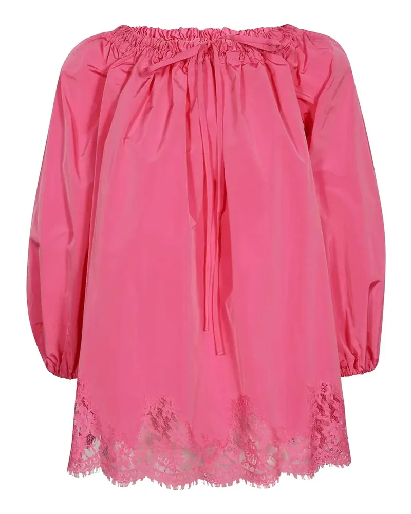 Ermanno Scervino Oberteil mit Spitzenbesatz - Rosa Rosa
