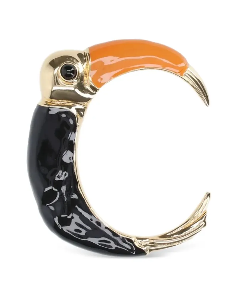 Chloé Tropicus toucan cuff bracelet - Gold Gold