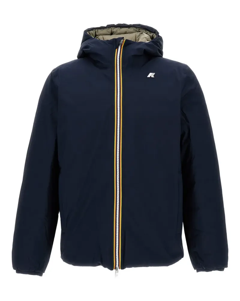 K-Way Wendbare Daunenjacke - Blau Blau