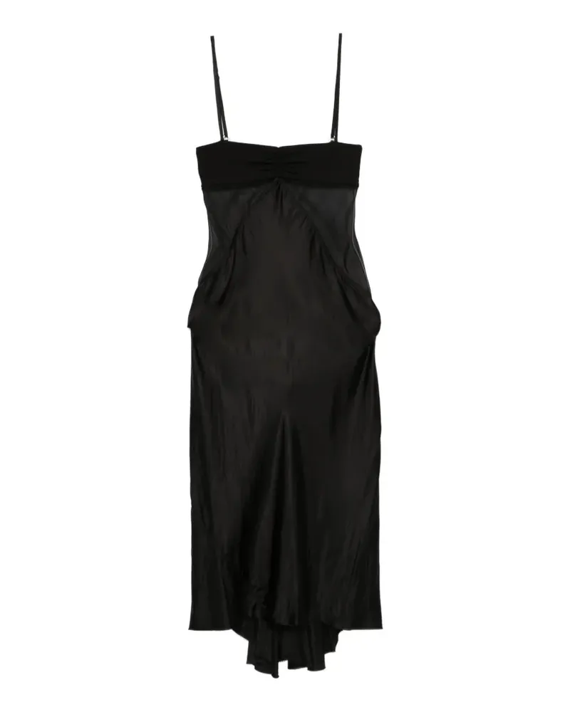Rick Owens sleeveless midi dress - Schwarz Schwarz