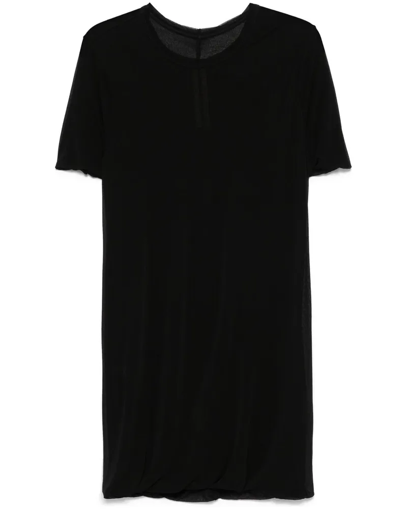 Rick Owens Double SS T-Shirt - Schwarz Schwarz