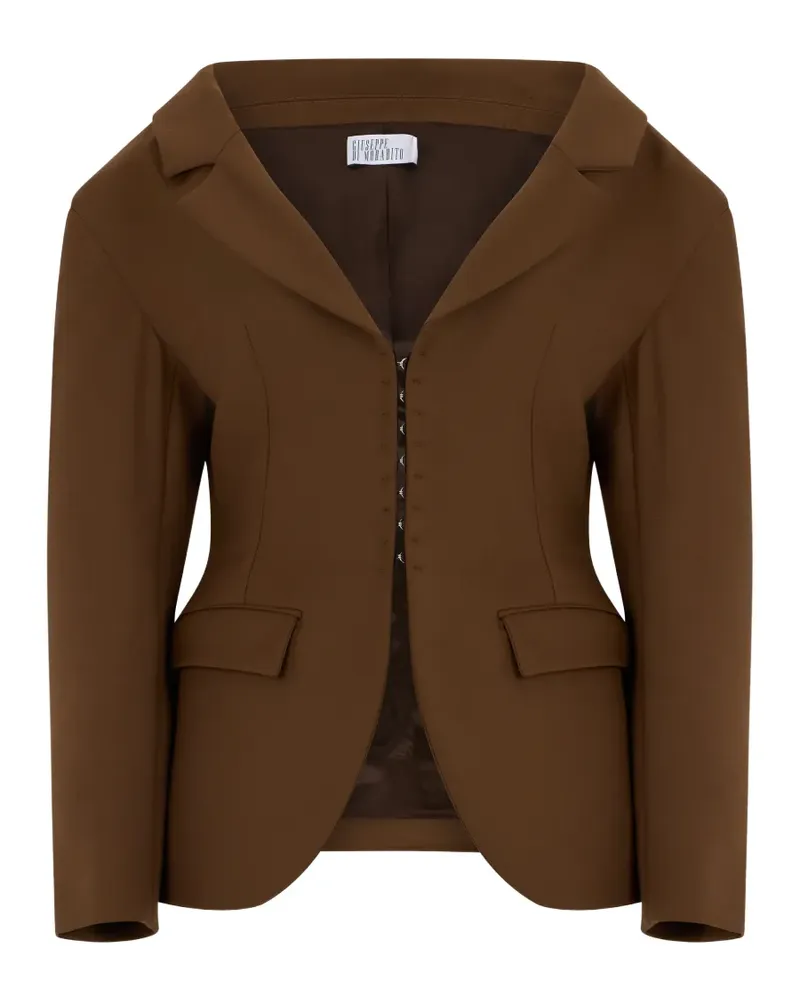 Giuseppe di Morabito off-the-shoulder jacket - Braun Braun