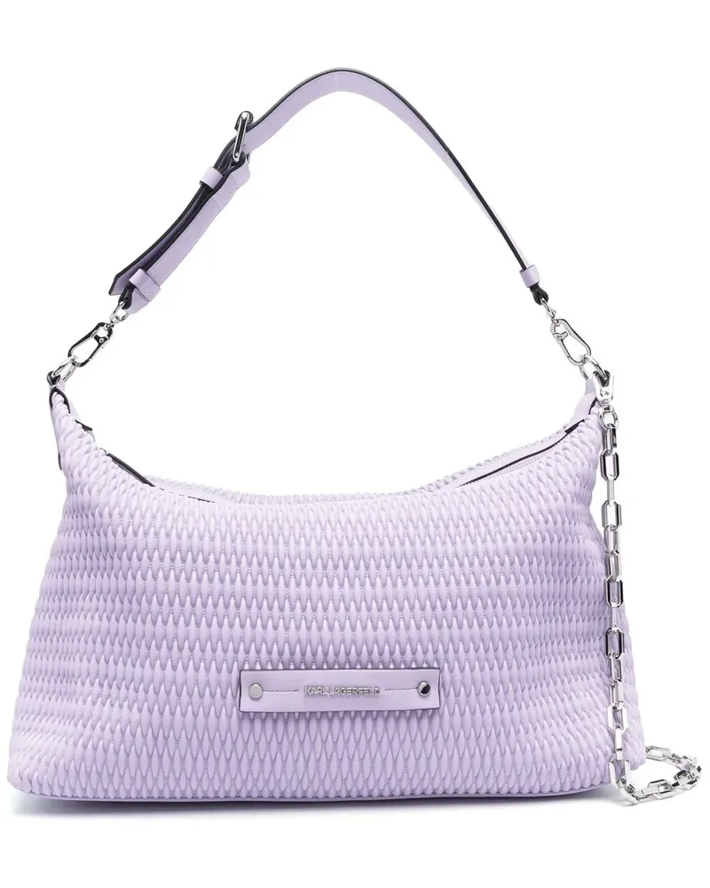 Karl Lagerfeld Gesteppte K/Kushion Schultertasche - Violett Violett