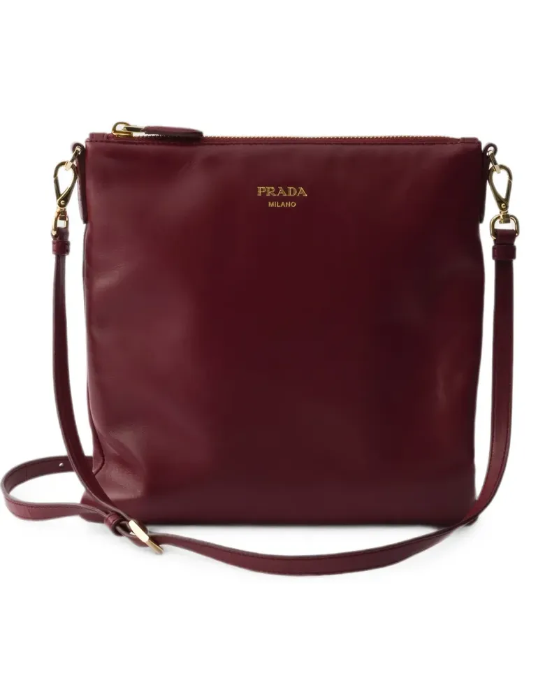 Prada nappa-leather mini shoulder bag - Rot Rot