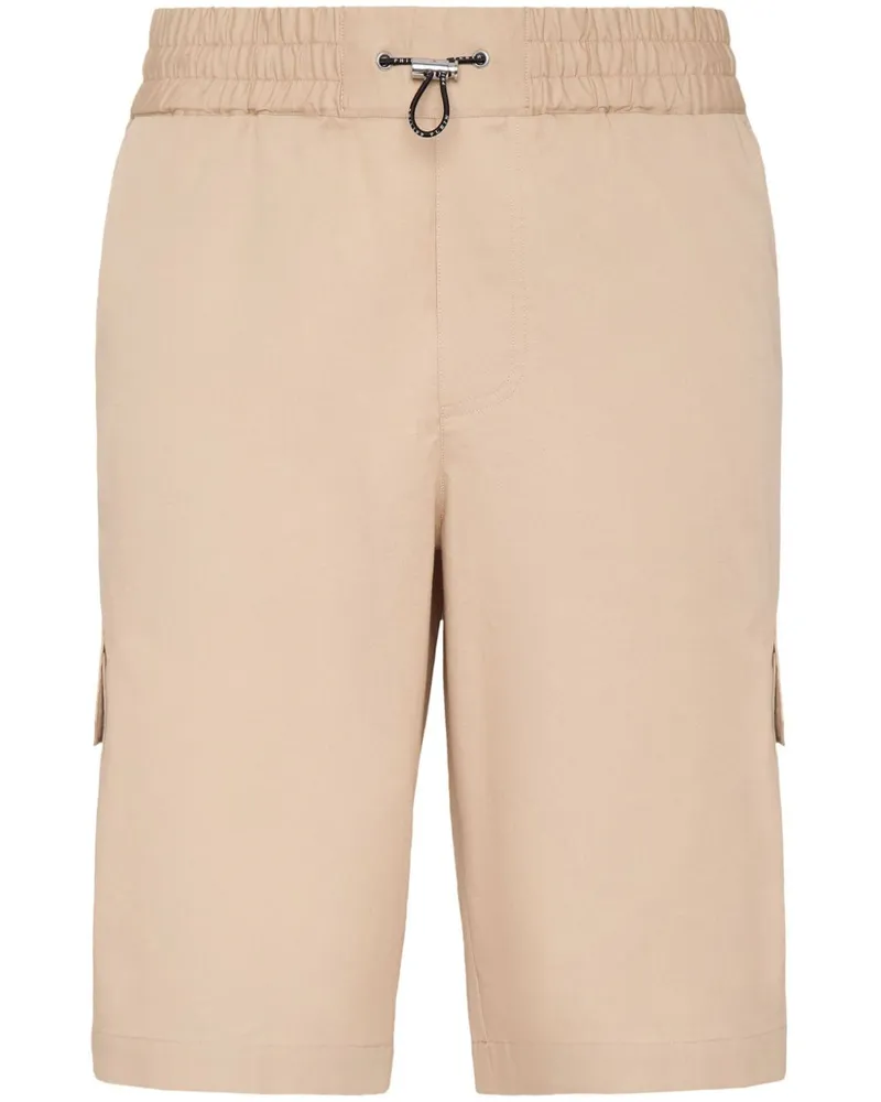 Philipp Plein Cargo-Shorts mit Knebelverschluss - Nude Nude