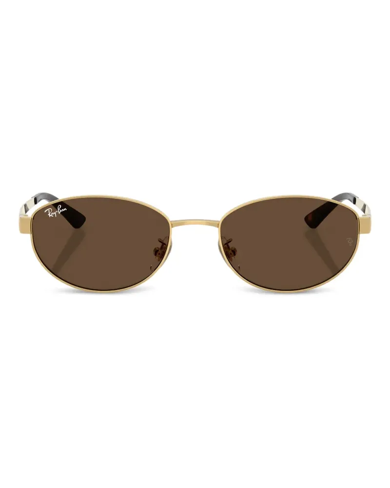 Ray Ban Sonnenbrille mit ovalem Gestell - Braun Braun